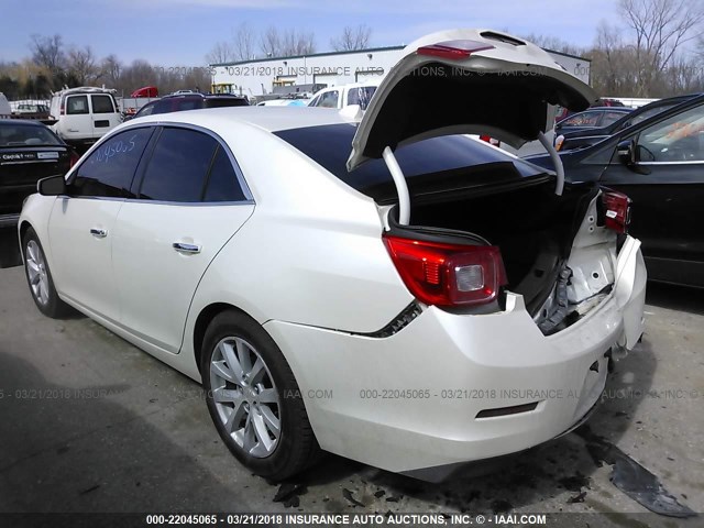 1G11H5SAXDF190238 - 2013 CHEVROLET MALIBU LTZ 白色 照片 3