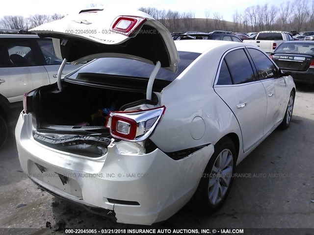 1G11H5SAXDF190238 - 2013 CHEVROLET MALIBU LTZ 白色 照片 4