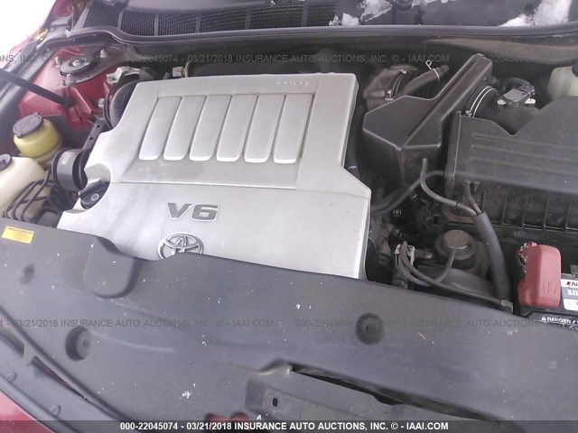 4T1BK46K09U077049 - 2009 TOYOTA CAMRY SE/LE/XLE 红色 照片 10