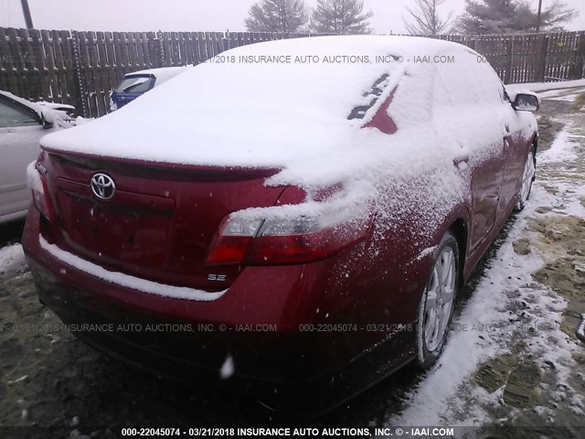 4T1BK46K09U077049 - 2009 TOYOTA CAMRY SE/LE/XLE 红色 照片 4