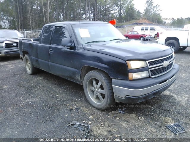 1GCEC19X97Z187716 - 2007 CHEVROLET SILVERADO C1500 CLASSIC BLACK photo 1