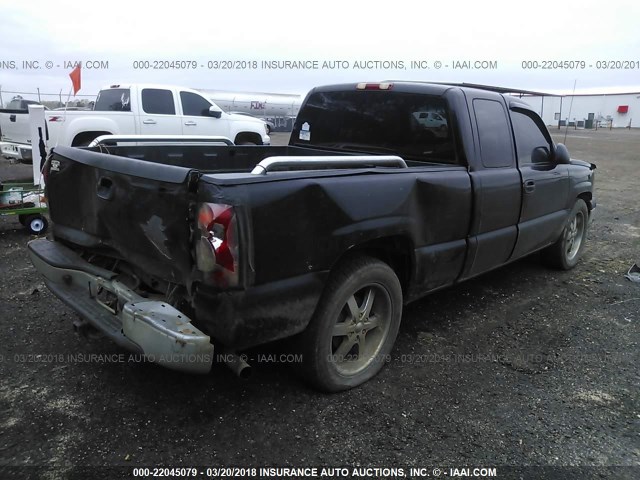 1GCEC19X97Z187716 - 2007 CHEVROLET SILVERADO C1500 CLASSIC BLACK photo 4