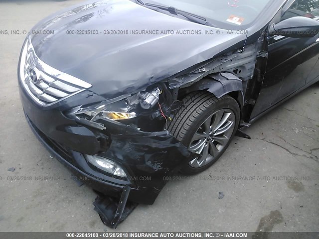 5NPEC4AC8DH686553 - 2013 HYUNDAI SONATA SE/LIMITED BLACK photo 6