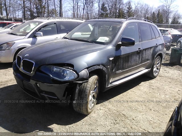 5UXZV4C57BL740801 - 2011 BMW X5 XDRIVE35I Siyah fotoğraf 2