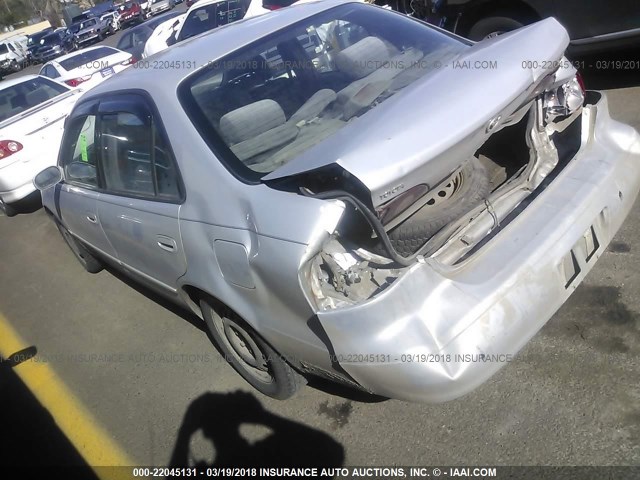 1NXBR12E22Z605416 - 2002 TOYOTA COROLLA CE/LE/S SILVER photo 3