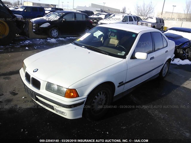 WBACB4323SFM04628 - 1995 BMW 325 I AUTOMATIC WHITE photo 2