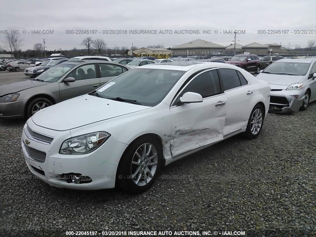 1G1ZE5E07CF270321 - 2012 CHEVROLET MALIBU LTZ WHITE photo 6