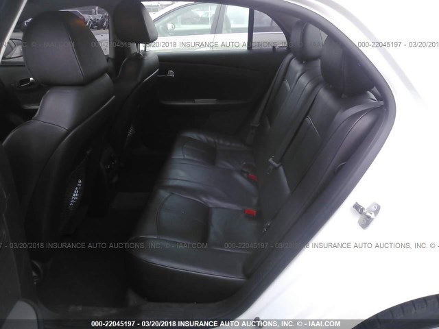 1G1ZE5E07CF270321 - 2012 CHEVROLET MALIBU LTZ WHITE photo 8