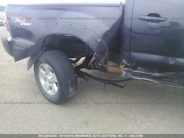 3TMJU62NX9M090594 - 2009 TOYOTA TACOMA DOUBLE CAB PRERUNNER BLACK photo 6