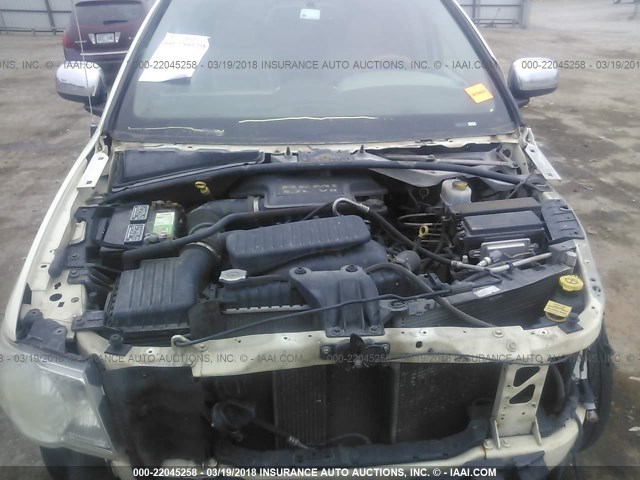 1A8HW58287F571899 - 2007 CHRYSLER ASPEN LIMITED CREAM photo 10