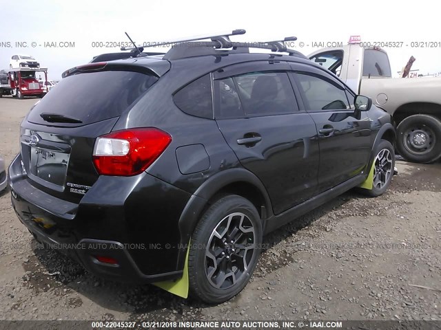 JF2GPAAC8G9306654 - 2016 SUBARU CROSSTREK GRAY photo 4