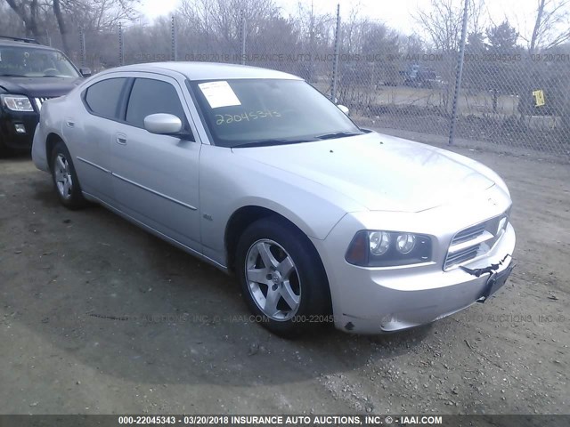 2B3CA3CV5AH197619 - 2010 DODGE CHARGER SXT SILVER photo 1