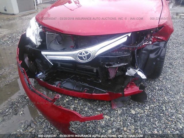 4T4BF1FK2ER396214 - 2014 TOYOTA CAMRY L/SE/LE/XLE RED photo 6