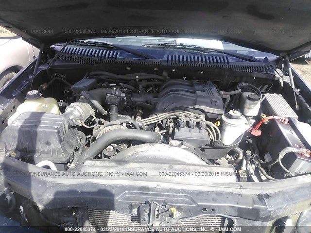 1FMZU73E15ZA03323 - 2005 FORD EXPLORER XLT/XLT SPORT/NBX BLACK photo 10