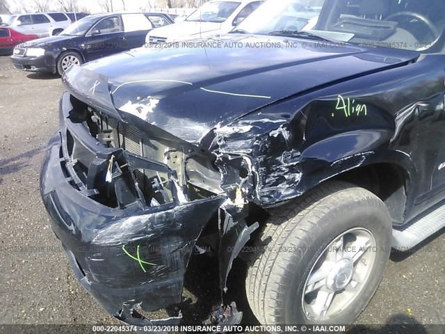 1FMZU73E15ZA03323 - 2005 FORD EXPLORER XLT/XLT SPORT/NBX BLACK photo 6