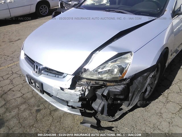 JHMCN36575C014890 - 2005 HONDA ACCORD HYBRID SILVER photo 6