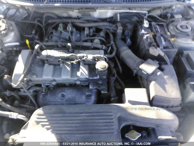 JM1BJ225531137010 - 2003 MAZDA PROTEGE DX/LX/ES SILVER photo 10