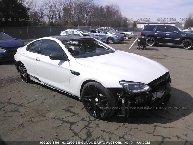 WBSLX9C52DC968506 - 2013 BMW M6 WHITE photo 1