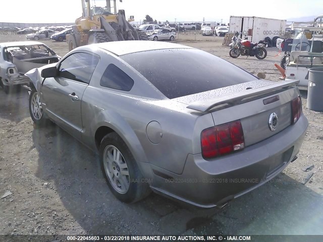 1ZVHT82H485166058 - 2008 FORD MUSTANG GT SILVER photo 3