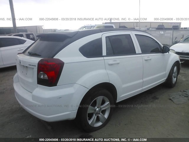 1B3CB3HA4BD297311 - 2011 DODGE CALIBER MAINSTREET WHITE photo 4