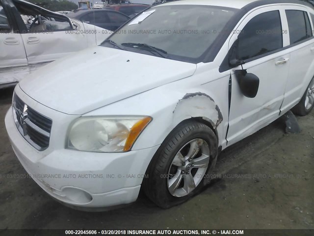 1B3CB3HA4BD297311 - 2011 DODGE CALIBER MAINSTREET WHITE photo 6