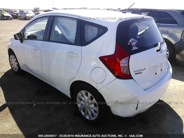 3N1CE2CP6FL433629 - 2015 NISSAN VERSA NOTE S/S PLUS/SV/SL/SR WHITE photo 6