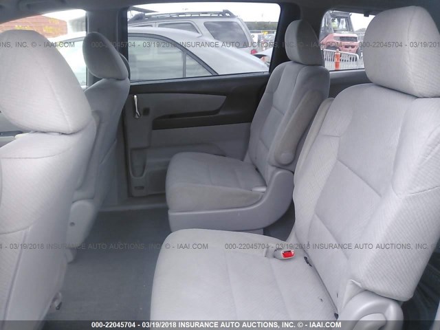 5FNRL5H2XEB002882 - 2014 HONDA ODYSSEY LX GRAY photo 8