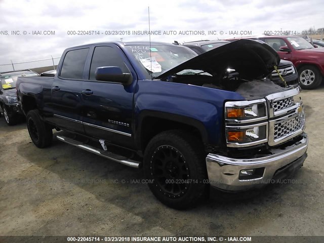 3GCPCREC4EG486991 - 2014 CHEVROLET SILVERADO C1500 LT BLUE photo 1