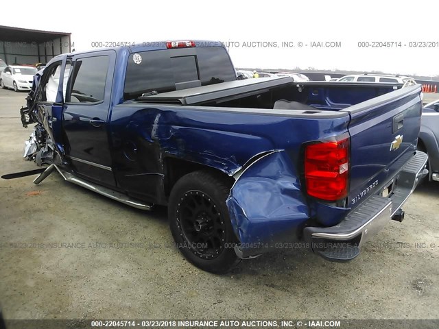 3GCPCREC4EG486991 - 2014 CHEVROLET SILVERADO C1500 LT BLUE photo 3