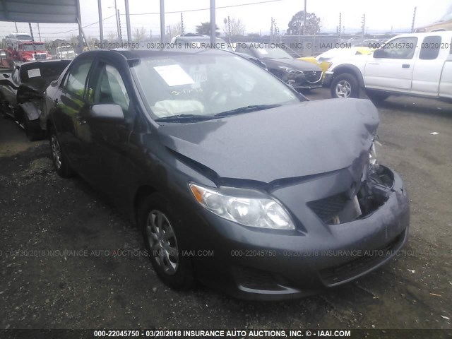 2T1BU4EE4AC322530 - 2010 TOYOTA COROLLA S/LE/XLE GRAY photo 1