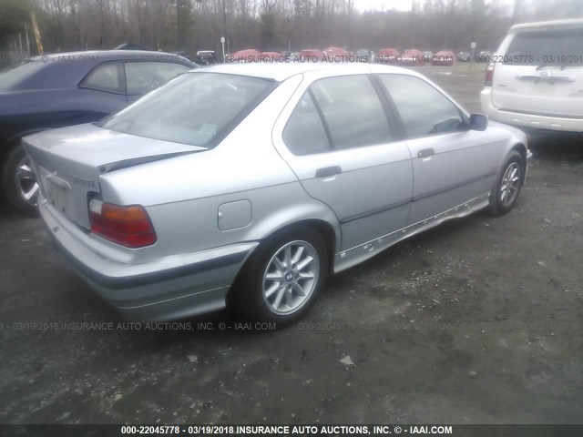 WBACD4322WAV62035 - 1998 BMW 328 I AUTOMATIC SILVER photo 4