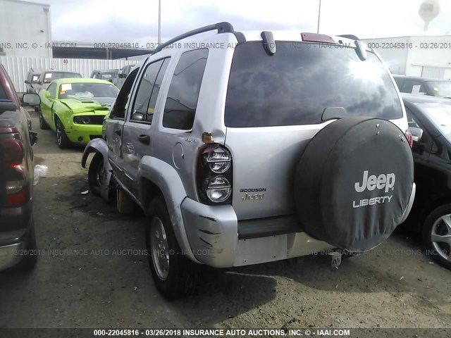 1J4GL58KX2W147235 - 2002 JEEP LIBERTY LIMITED SILVER photo 3