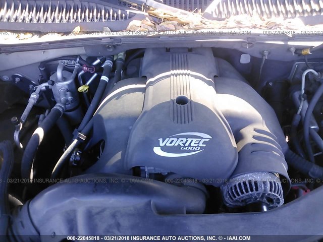 1GKFK66U76J156206 - 2006 GMC YUKON XL DENALI GRAY photo 10