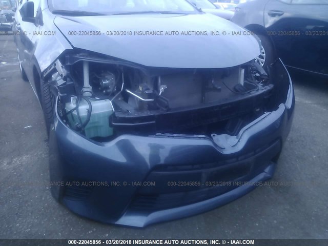 5YFBURHE1GP452153 - 2016 TOYOTA COROLLA L/LE/LE PLS/PRM/S/S PLS GRAY photo 6