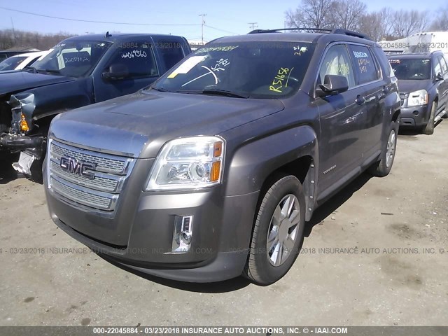 2CTALSEC8B6270716 - 2011 GMC TERRAIN SLE GRAY photo 2