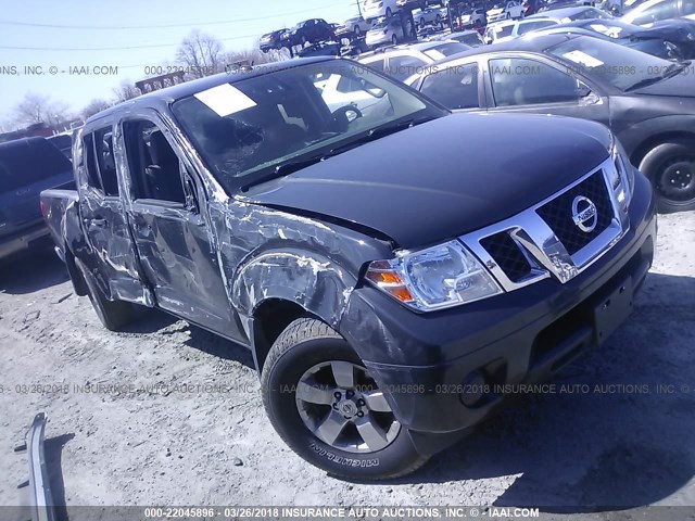 1N6AD0EV2CC470804 - 2012 NISSAN FRONTIER S/SV/SL/PRO-4X GRAY photo 1