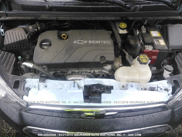 KL8CD6SA6GC539072 - 2016 CHEVROLET SPARK 1LT BLACK photo 10