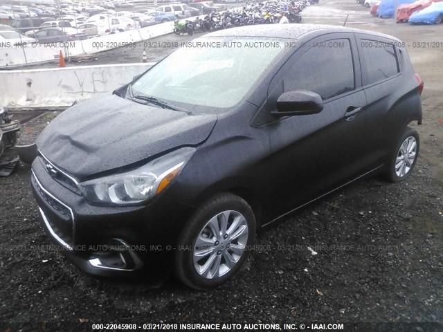 KL8CD6SA6GC539072 - 2016 CHEVROLET SPARK 1LT BLACK photo 2
