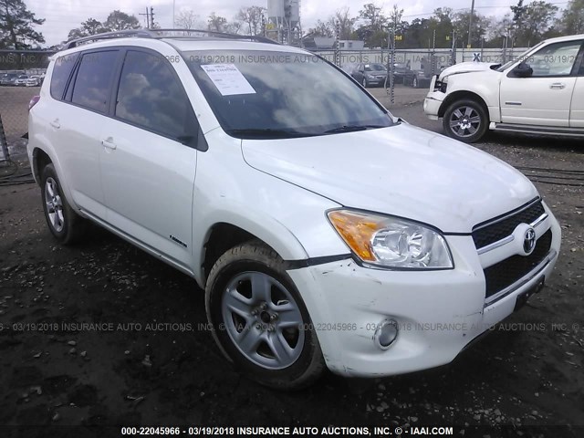 2T3ZF31V99W006325 - 2009 TOYOTA RAV4 LIMITED WHITE photo 1