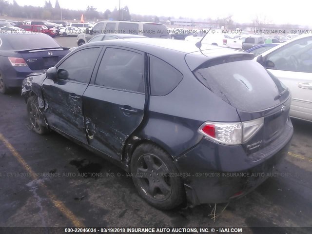 JF1GH6A64BG831028 - 2011 SUBARU IMPREZA 2.5I BLACK photo 3