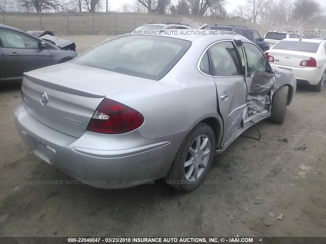 2G4WE587361269113 - 2006 BUICK LACROSSE CXS SILVER photo 4