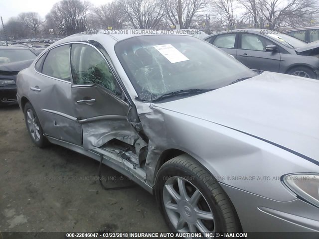 2G4WE587361269113 - 2006 BUICK LACROSSE CXS SILVER photo 6