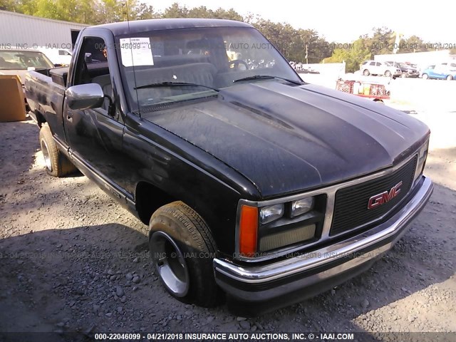 1GTDC14K6KZ541014 - 1989 GMC SIERRA C1500 BLACK photo 1