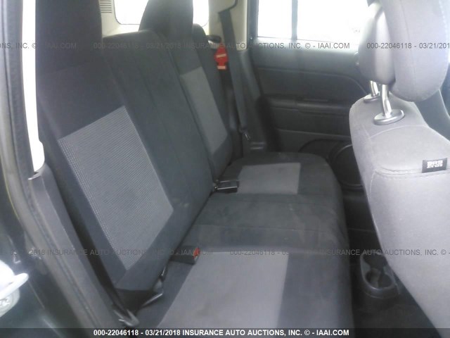 1C4NJPBA2ED729778 - 2014 JEEP PATRIOT SPORT GRAY photo 8