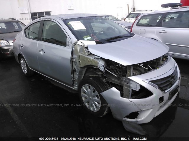 3N1CN7AP4FL867290 - 2015 NISSAN VERSA S/S PLUS/SV/SL SILVER photo 1