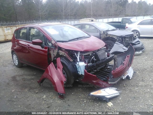 3N1CE2CP1FL386607 - 2015 NISSAN VERSA NOTE S/S PLUS/SV/SL/SR RED photo 1