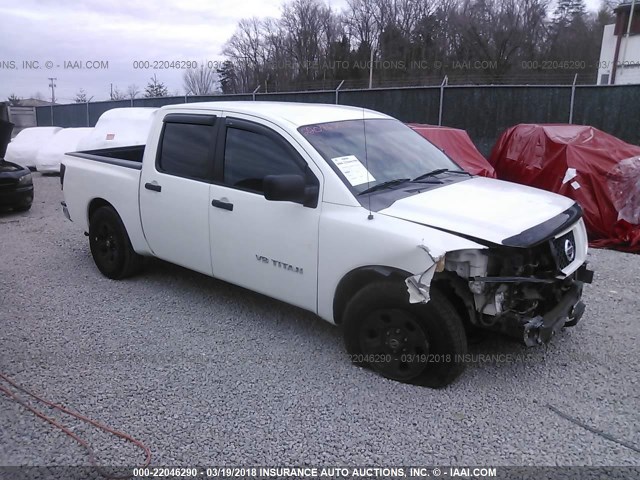 1N6BA07A06N575924 - 2006 NISSAN TITAN XE/SE/LE WHITE photo 1