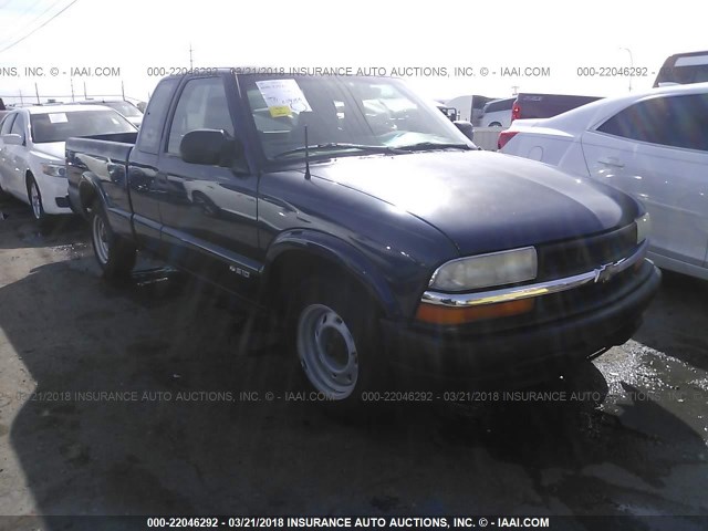 1GCCS195528233436 - 2002 CHEVROLET S TRUCK S10 Dark Blue photo 1