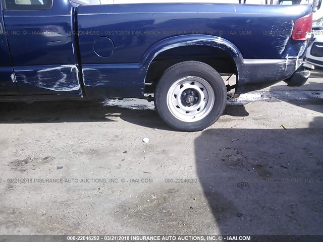 1GCCS195528233436 - 2002 CHEVROLET S TRUCK S10 Dark Blue photo 6