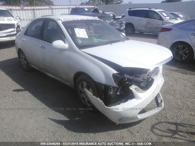 KNAFE121065304008 - 2006 KIA NEW SPECTRA LX/EX WHITE photo 1